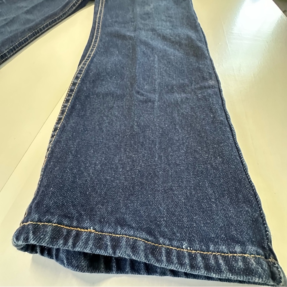 Levi’s men’s 36/30 505 denim jeans dark wash with front zip straight leg - Picture 10 of 10